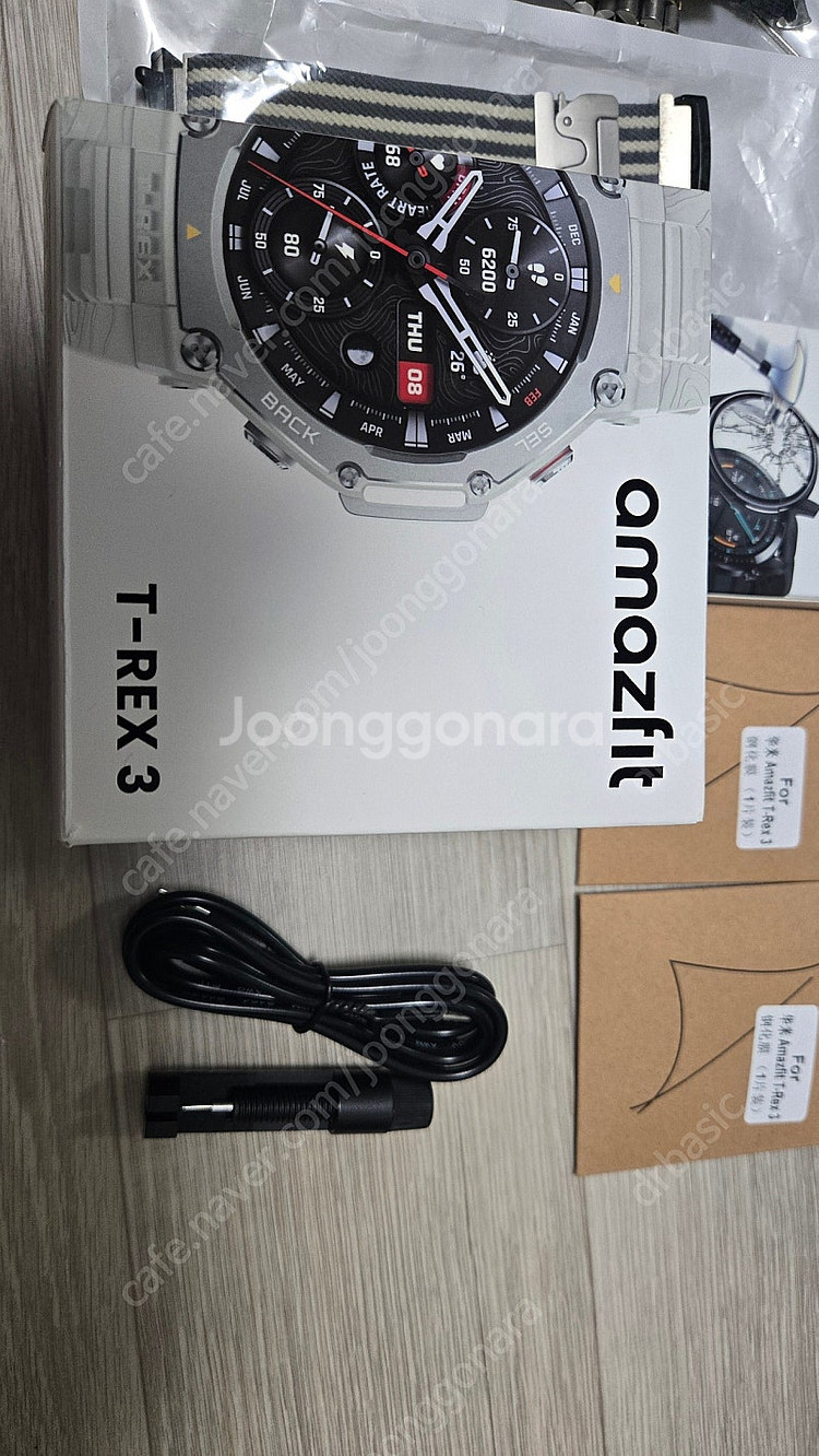 Amazfit T-Rex 3 스마트워치 풀박스 추가구성--1