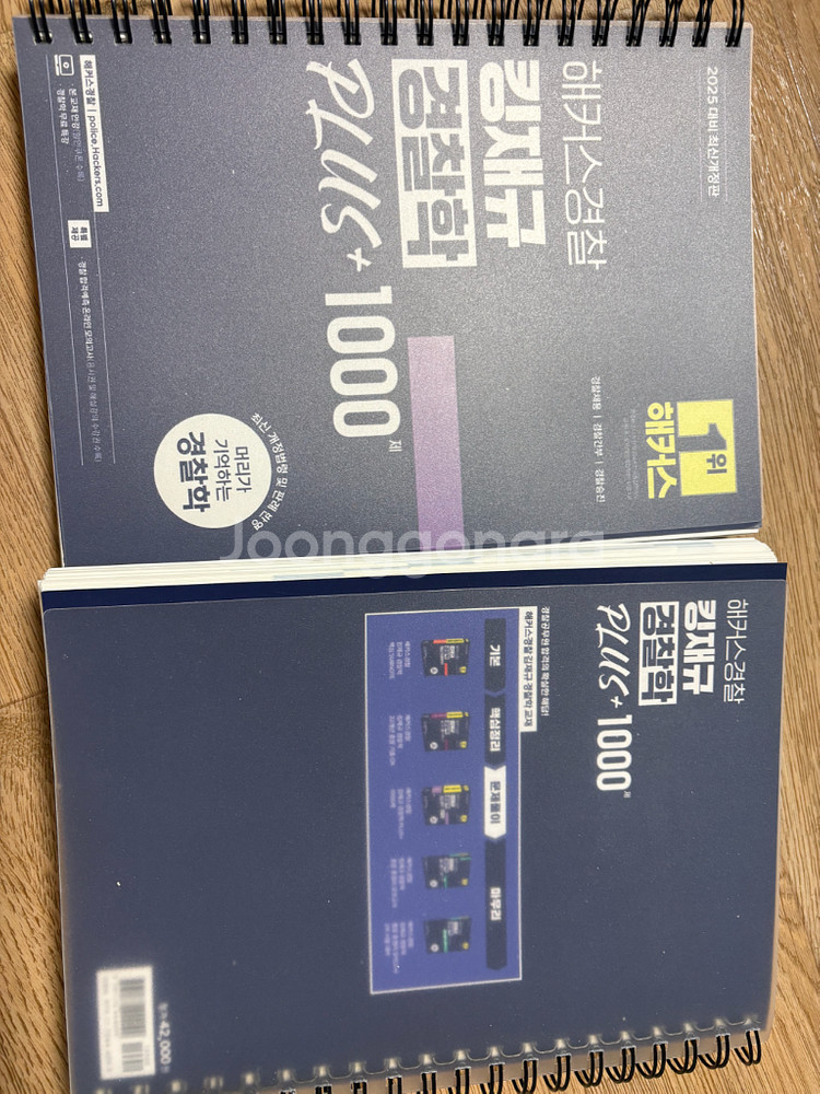 해커스 김재규 경찰학 플러스 1000제 분철(새책포함)--0