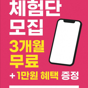 [LGU+ 공식 상담사 진행] 휴대폰 데이터 체험단모집