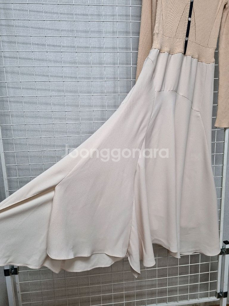 (택포) 듀엘 니트 매치 원피스 (가격내림)--4