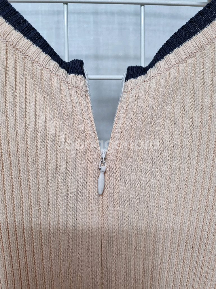 (택포) 듀엘 니트 매치 원피스 (가격내림)--5