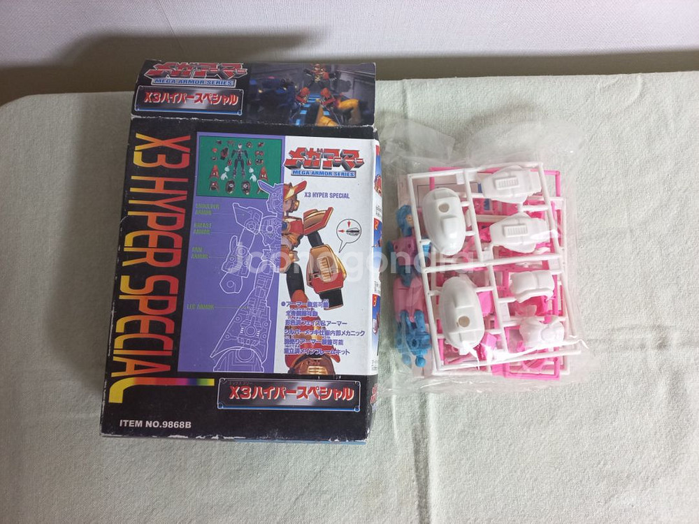 미사용 옛날 추억의 장난감 록맨X3 조립식 완구--2