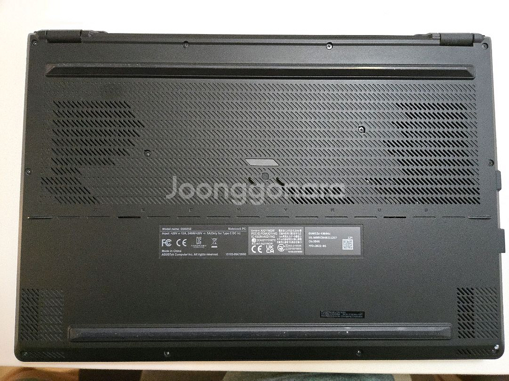 아수스 제피러스 M16 3070ti 최상급--6