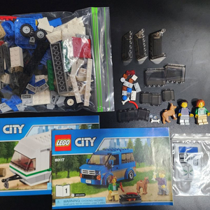 레고 60117 밴과 캠핑 트레일러 중고 팝니다