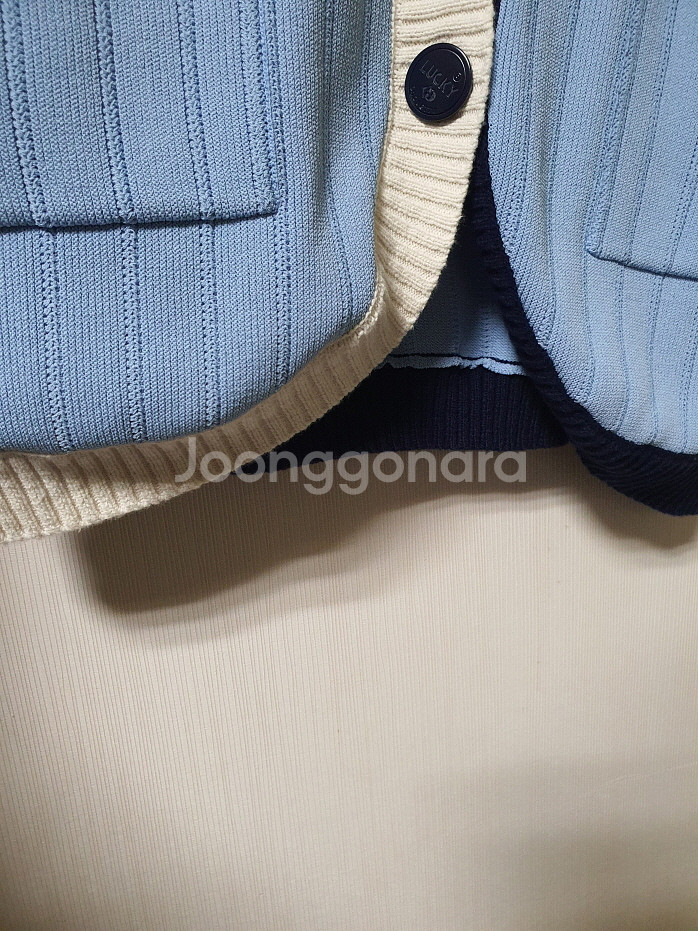 럭키슈에뜨 하프슬리브 가디건 프리 사이즈 정품--7