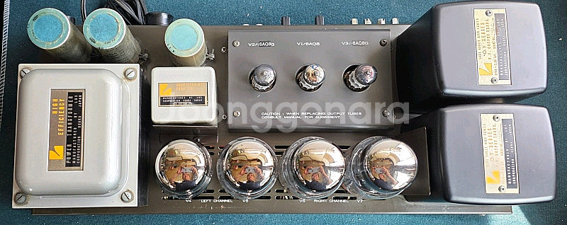 럭스만 A-3600 진공관 파워앰프 (KT88 출력관)--7