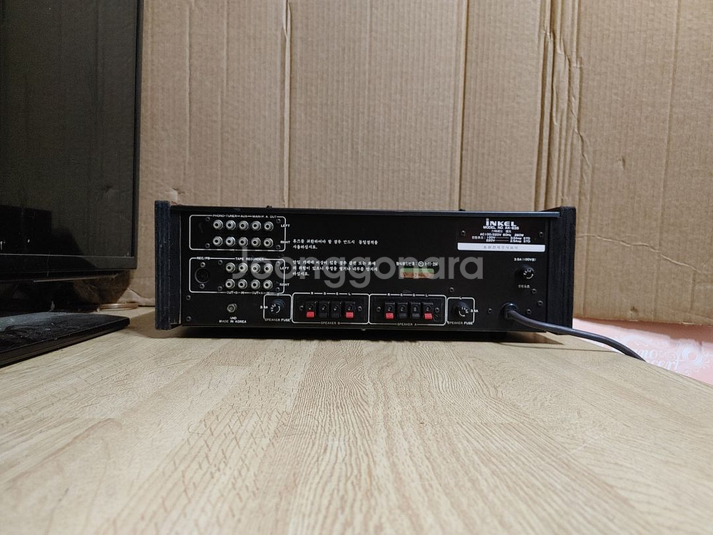 인켈 인티앰프 AK 635 우드형 (오디오 스피커 LP--3