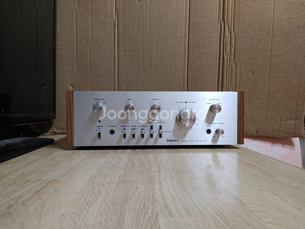 인켈 인티앰프 AK 635 우드형 (오디오 스피커 LP--0