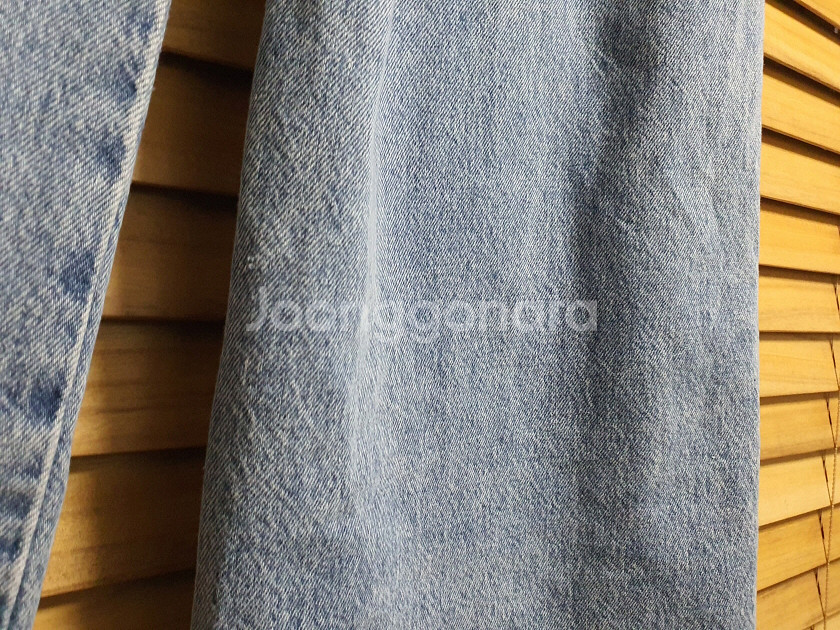 마쥬 maje 펄비즈 디테일 와이드 데님 팬츠 38 사--7