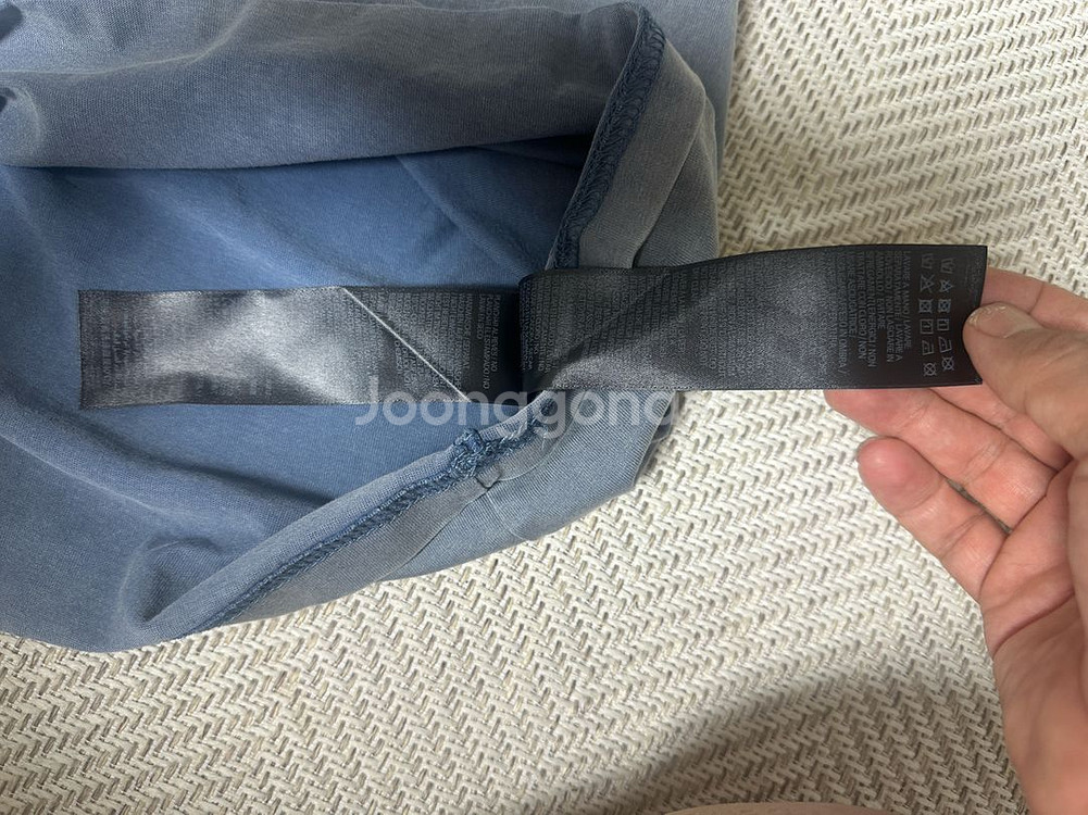 발렌시아가 워싱 티셔츠 S--5