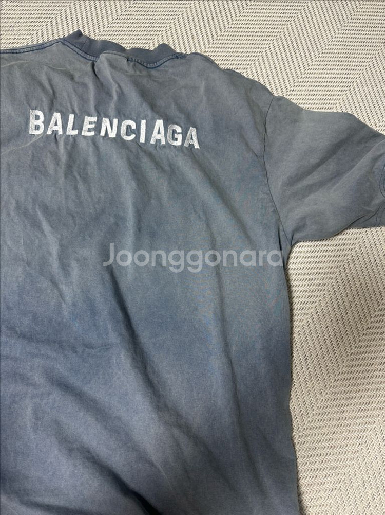 발렌시아가 워싱 티셔츠 S--8