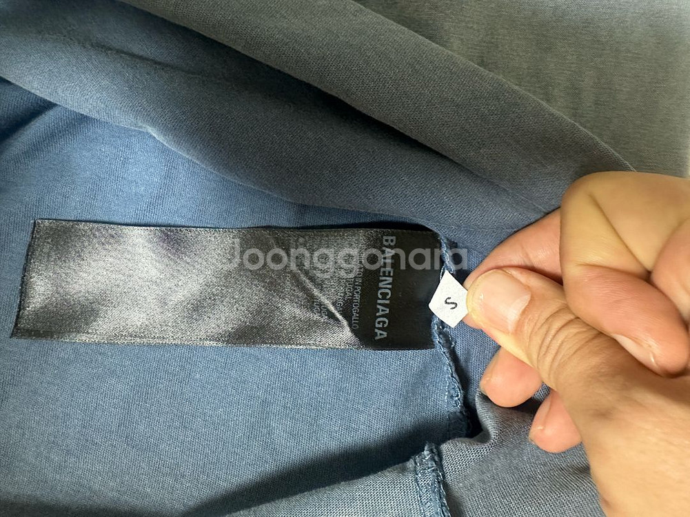 발렌시아가 워싱 티셔츠 S--4