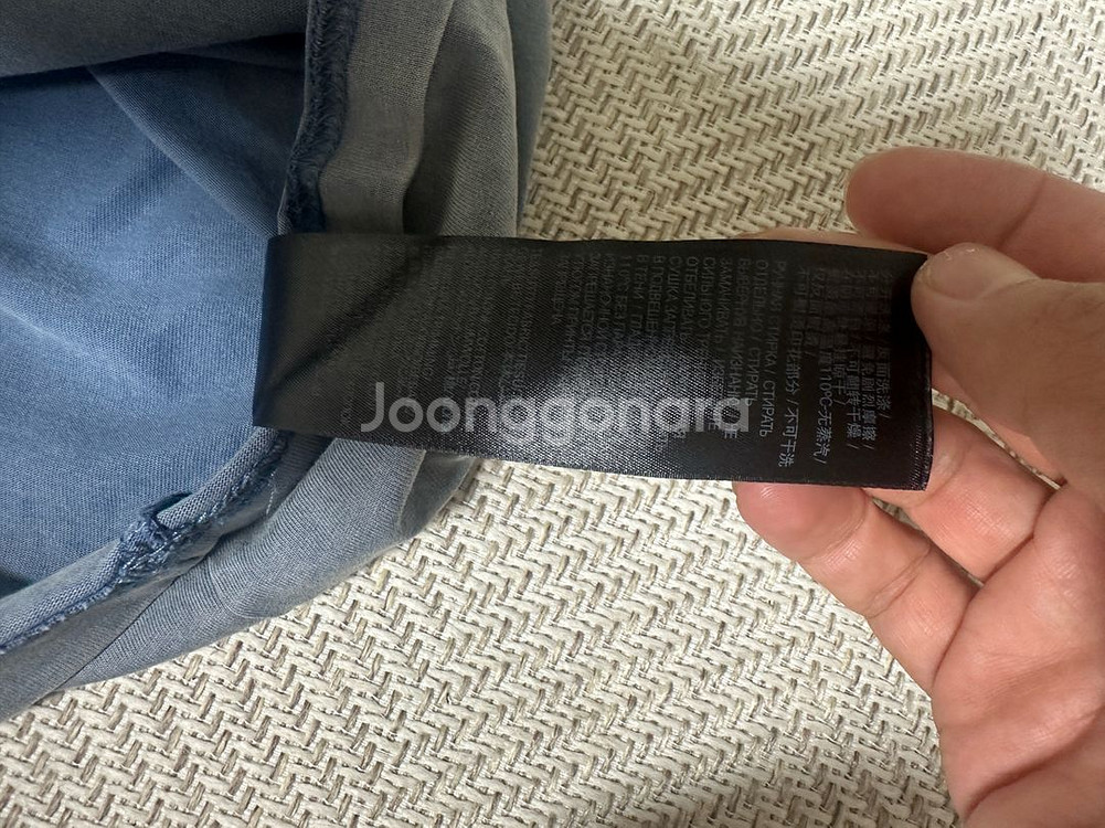 발렌시아가 워싱 티셔츠 S--6