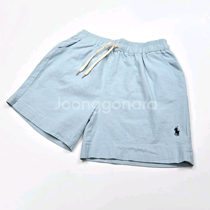 폴로 랄프로렌 린넨 숏팬츠--3