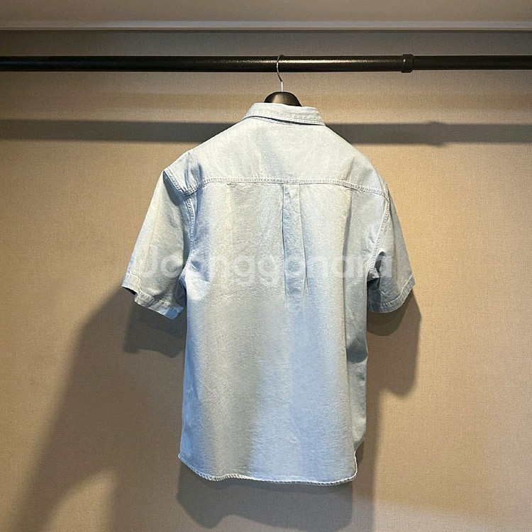 폴로 데님 반팔 셔츠--3