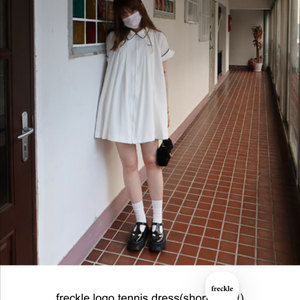 프레클 로고 테니스 원피스 short