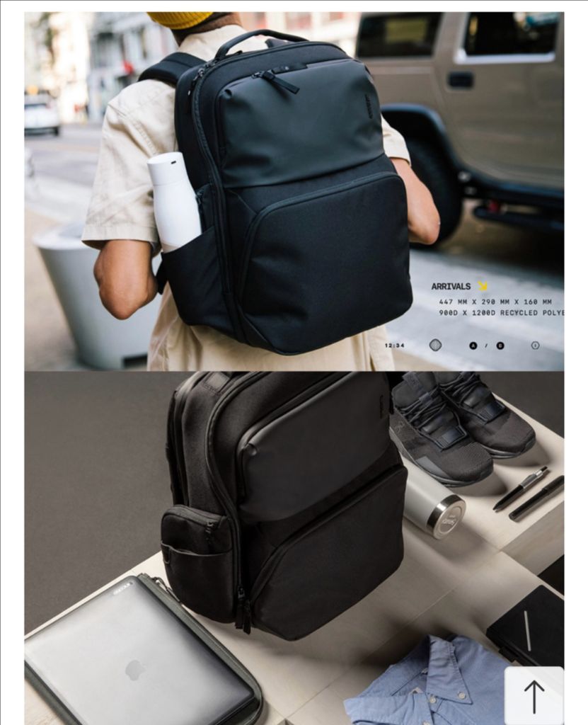 Incase 백팩 블랙
