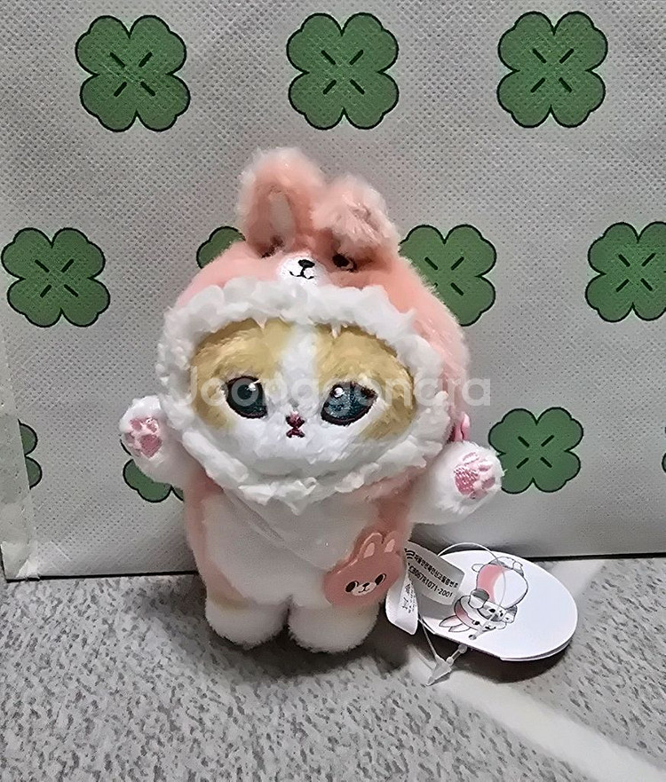 모후샌드 토끼냥이, 핑구, 핑가 인형 키링 (새상품)--0
