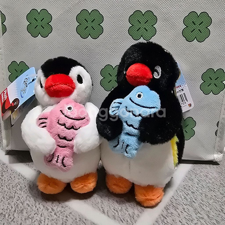 모후샌드 토끼냥이, 핑구, 핑가 인형 키링 (새상품)--1