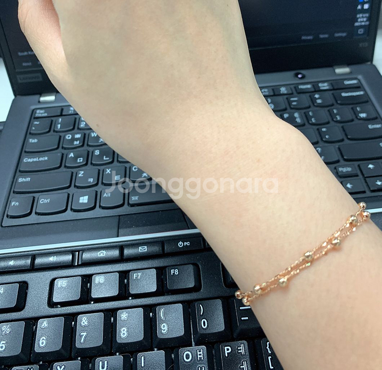 18k 볼팔찌 로즈골드 LOND 백화점쥬얼리--0