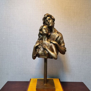 동 브론즈 작품 [ 영원을 맹세한 연인 ]높이 47cm