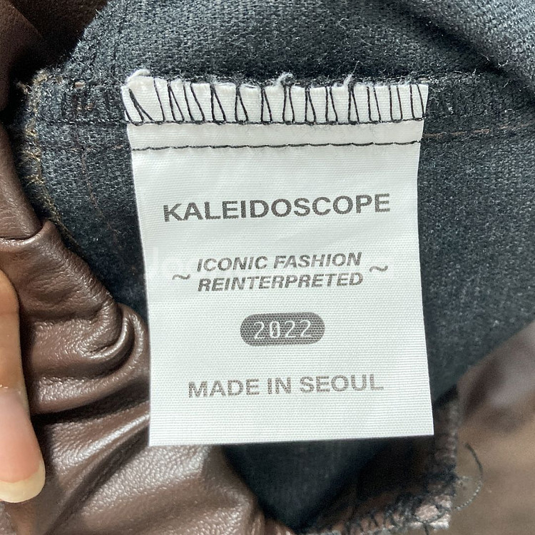 KALEIDOSCOPE 레더 여성블루종 자켓 브라운 F--4