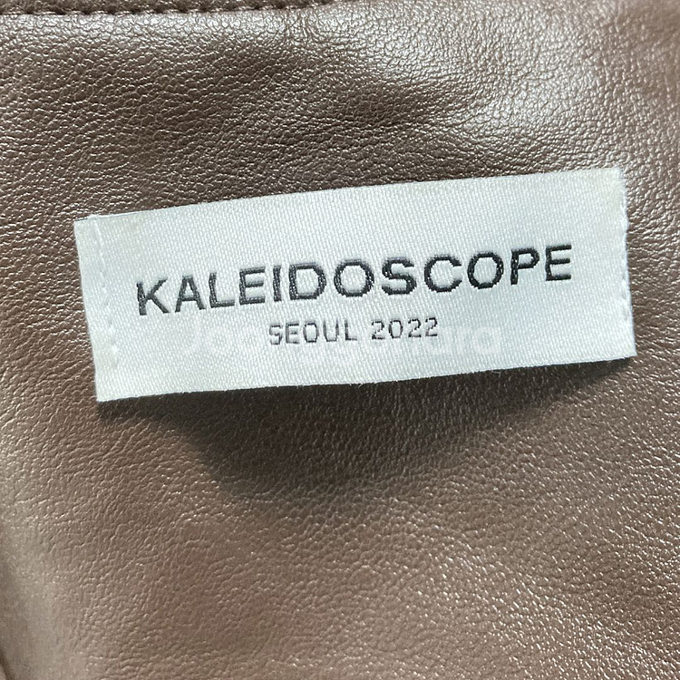 KALEIDOSCOPE 레더 여성블루종 자켓 브라운 F--3