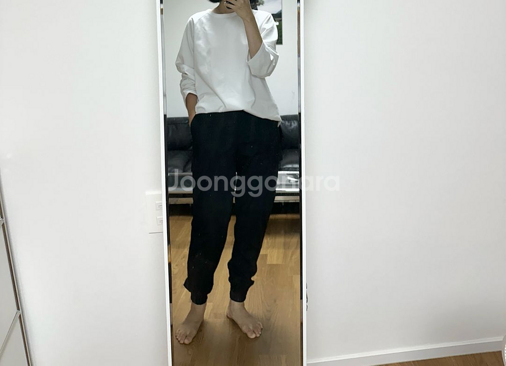 준지 여성 조거팬츠 36사이즈 1회 착용--2