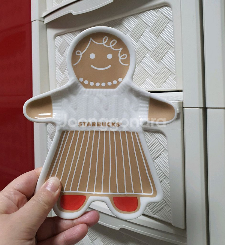 스타벅스 진저 마미 /진저 대디 플레이트 일괄--0