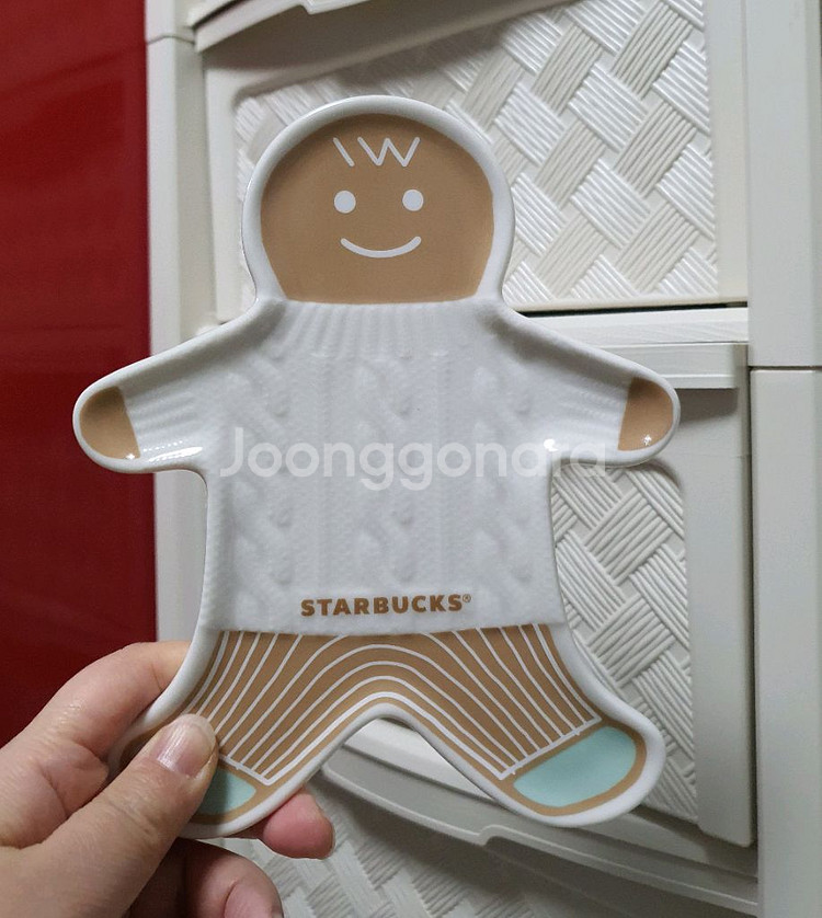 스타벅스 진저 마미 /진저 대디 플레이트 일괄--2