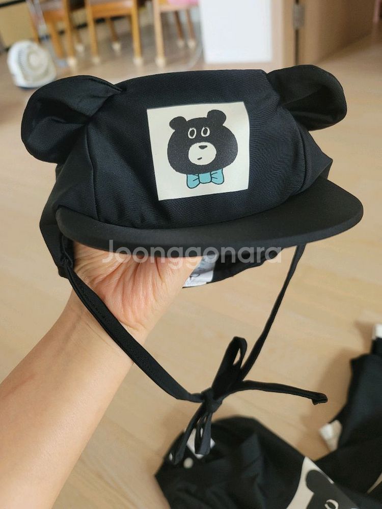 리미떼두두 3xl 블랙베어 래쉬가드 긴바지 모자--2