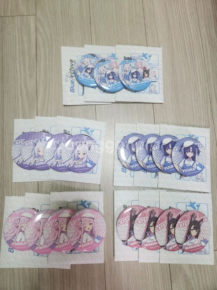 블루아카이브 카페 메모리얼 아크릴스탠드 등 굿즈--8