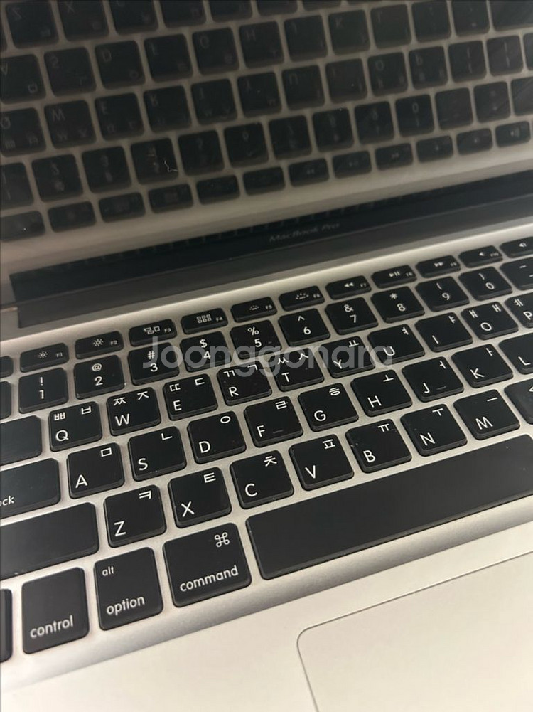맥북프로 13인치 2012 16gb, SSD 256,--3