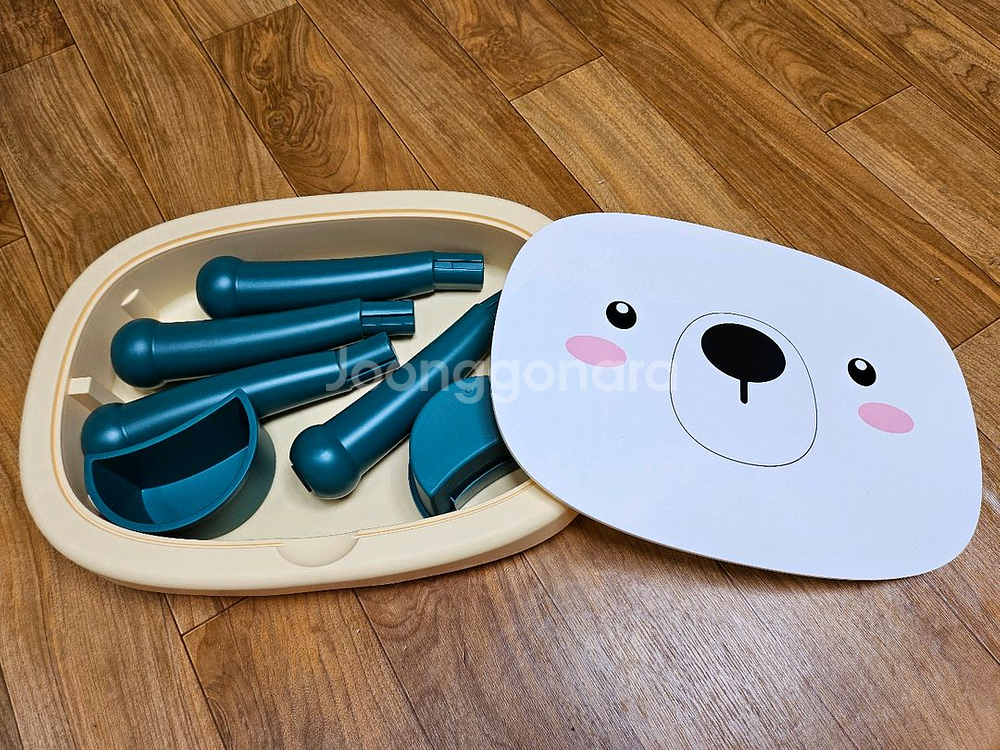 야야 토끼 의자와 테이블 세트 와 레고 테이블겸 탁자--2