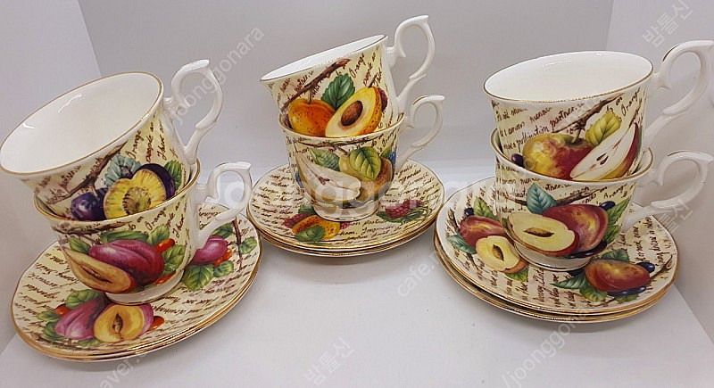 영국 노빌타 찻잔 6인셋트 (새상품--3