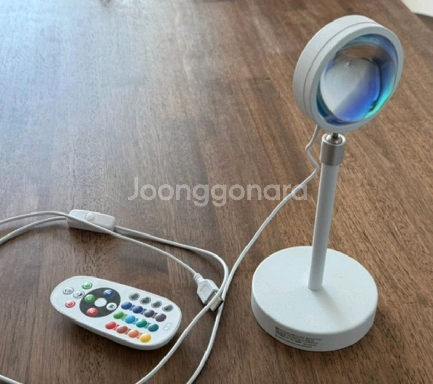 오아 무드선셋등 오로라 노을 선셋 조명 무드등과 리모컨--0