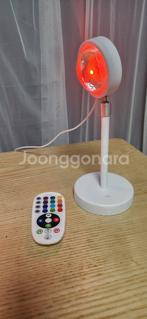 오아 무드선셋등 오로라 노을 선셋 조명 무드등과 리모컨--4