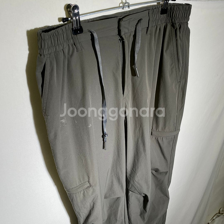 M)지오다노 허리밴딩 파라수트 츄리닝바지 트레이닝팬츠--0