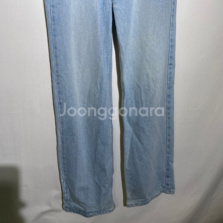 S)블랙업 여성 연청 데님 청바지--2