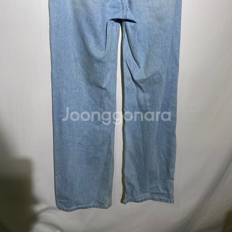 S)블랙업 여성 연청 데님 청바지--6