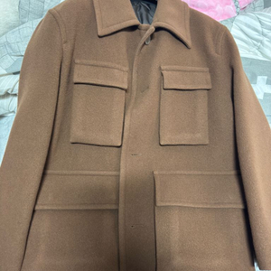 [46] 솔리드옴므 브라운 울 포켓 자켓