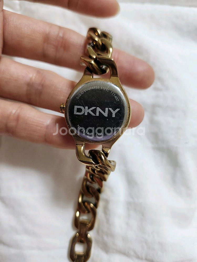 DKNY 체인 팔찌 시계--5