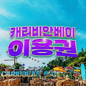 캐리비안베이 종일권(내년까지 사용가능)