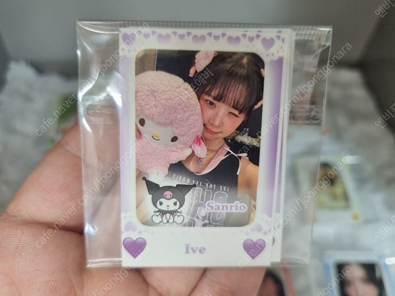 아이브 도무송 산리오 찌라시 프리쿠라 포카 비공굿 문굿 이미지
