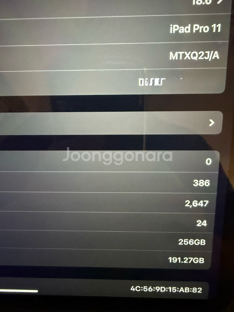 아이패드프로 11 1세대 256g WiFi--1