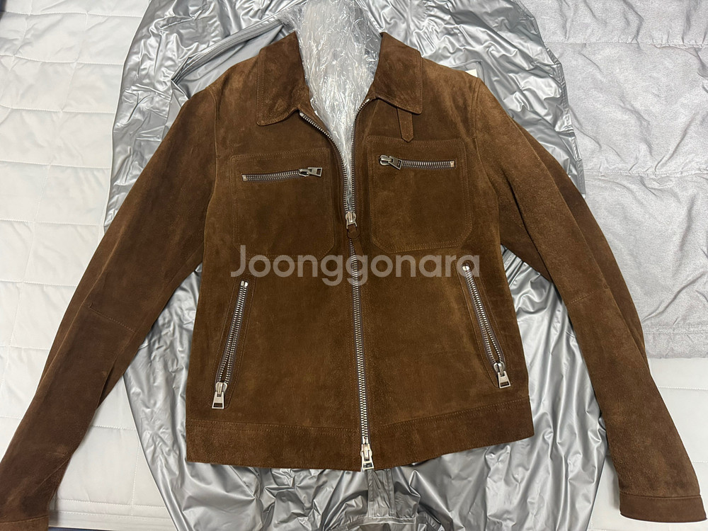 톰포드 스웨이드 가죽 자켓--1