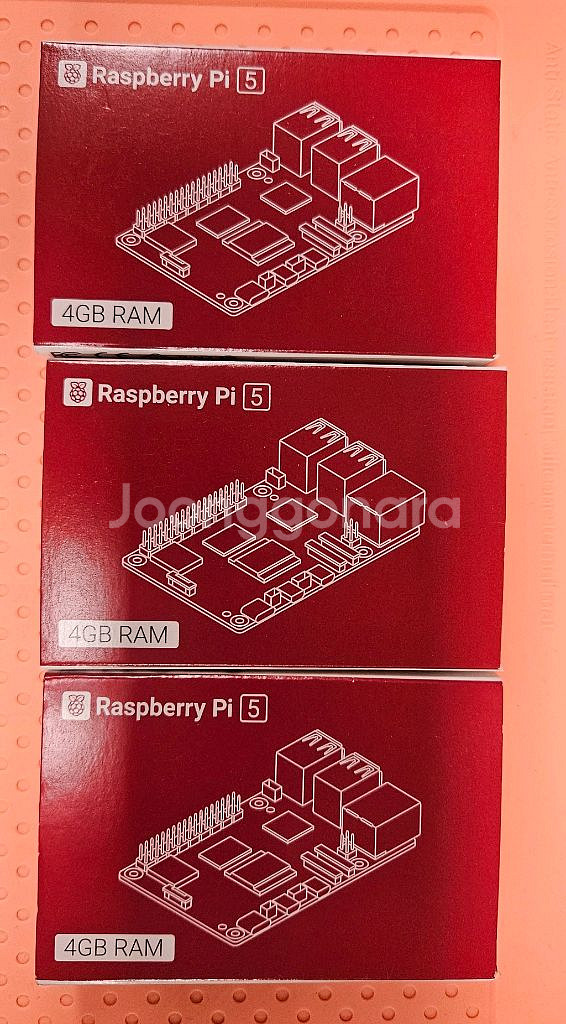 라즈베리파이5 4GB 미개봉 3개--0