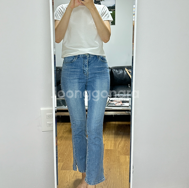 청바지 부츠컷 데님 m사이즈--2