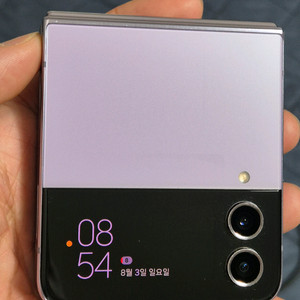 갤럭시 Z Flip4 퍼플 256GB (힌지부분 멍)