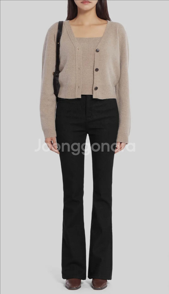 하와 기모 롱부츠컷 논페이드 블랙(흑생지) 숏 S--1